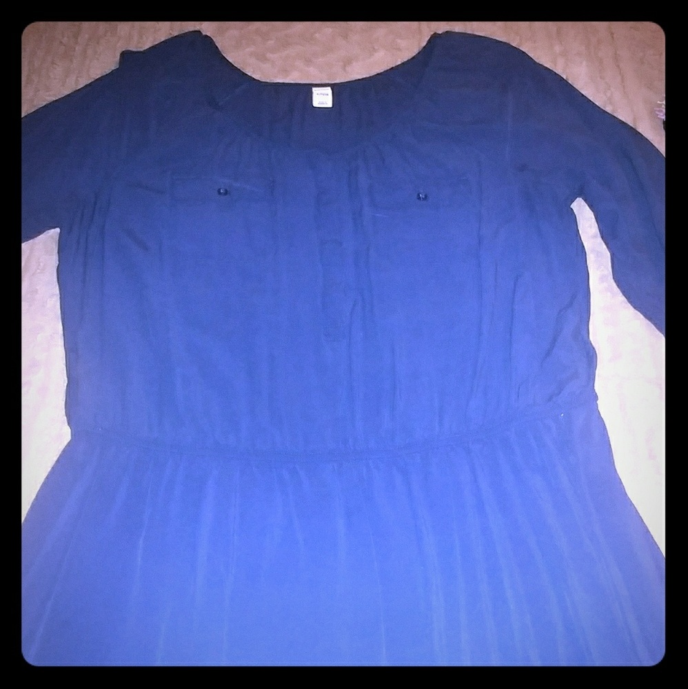 Navy blue dress